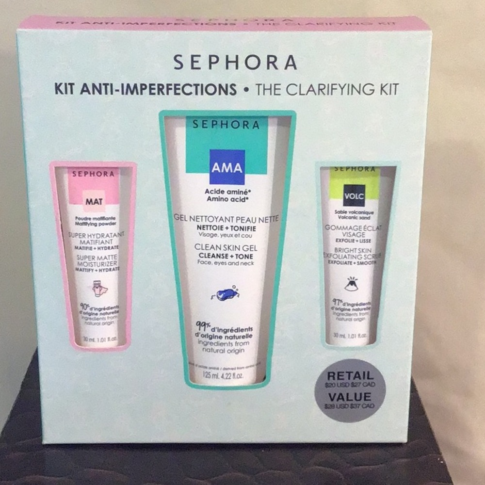 Sephora skin clarifying kit BRAND NEW